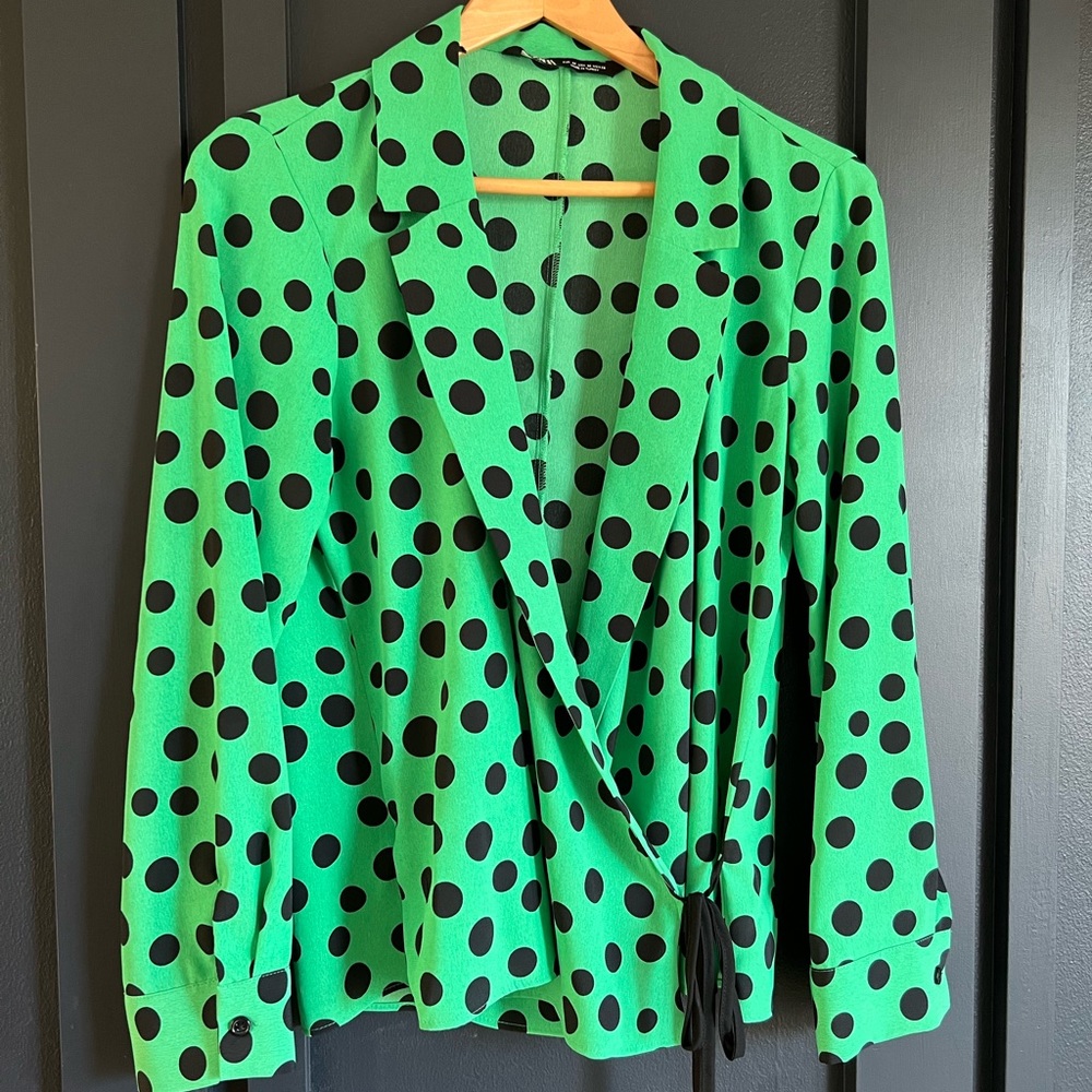 ZARA wrap top